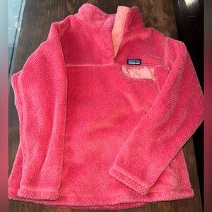 Patagonia Kids Pink Fleece Jacket